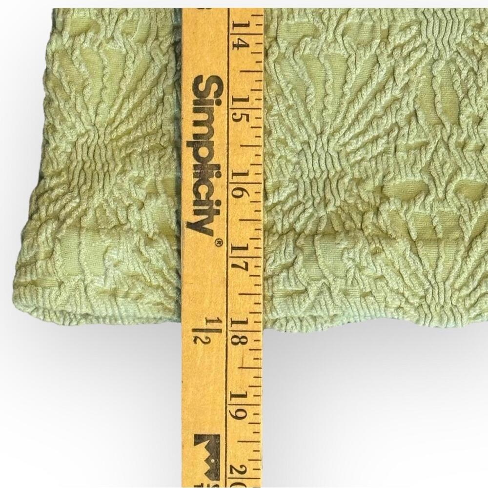 Automet Sleeveless Tank Top Crop Green Sage Summer Resort XL 2XL NWT - Picture 6 of 7
